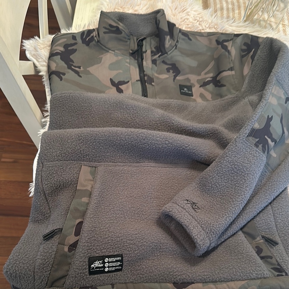 Rip curl Camouflage Quarter-Zip Fleece